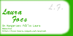 laura focs business card